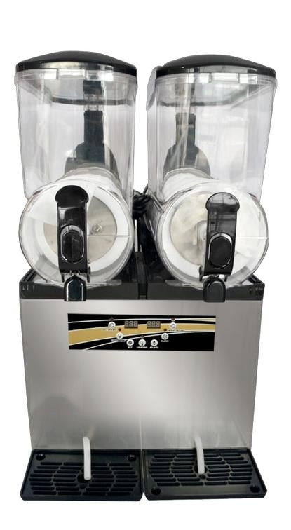 Maquina Granizadora 2 Tanques 12Lt Materiales:Baseenaceroinoxidabley Tanques En