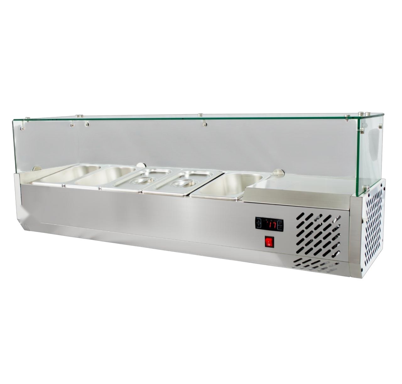 Mesa Refrigerada De Recipientes Para Alimentos
